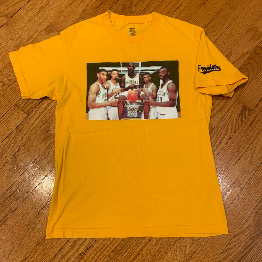 Retro Michigan Wolverines Fab 5 College shirt